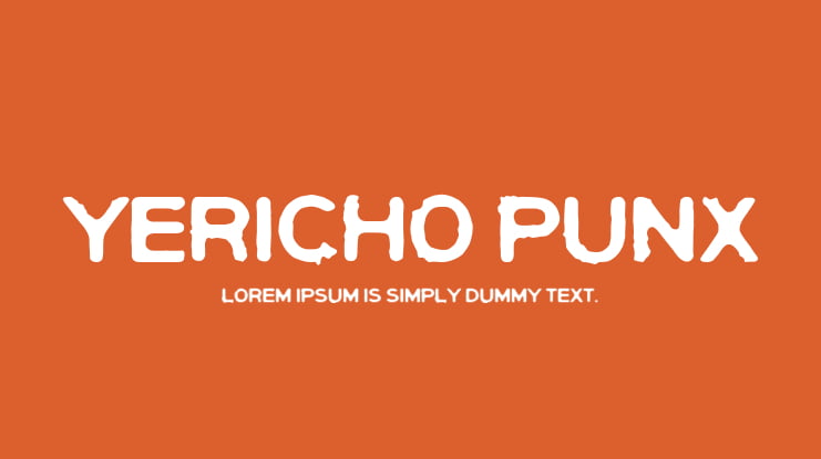 Yericho Punx Font