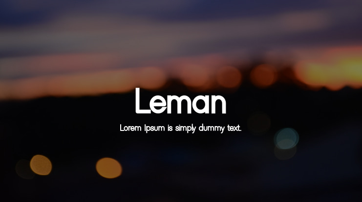 Leman Font