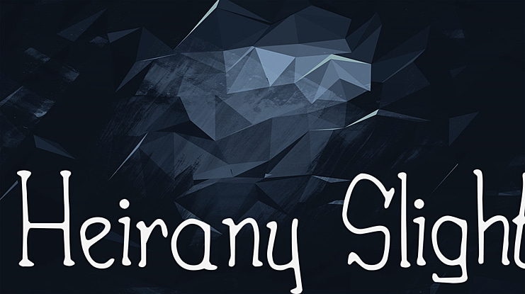 Heirany -Marker Font Family