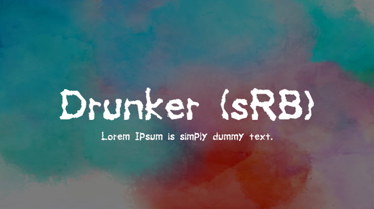Drunker (sRB) Font