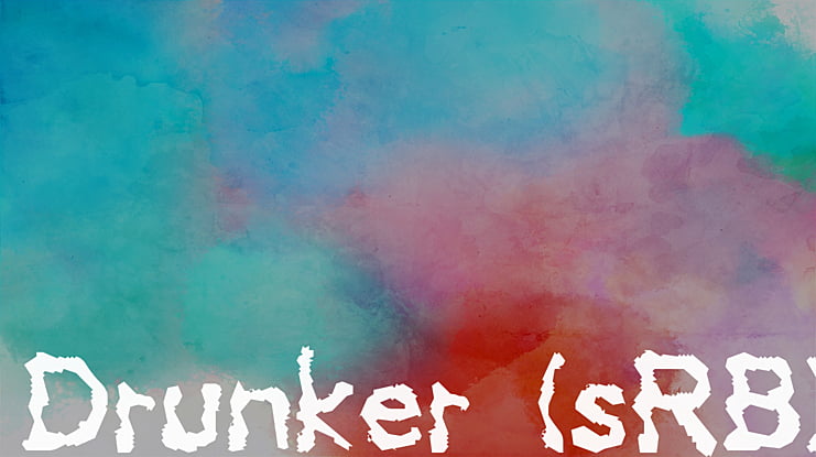 Drunker (sRB) Font