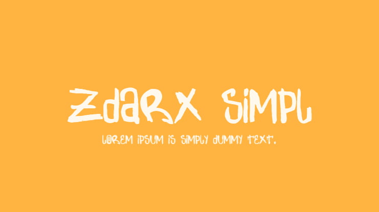 Zdarx Simpl Font