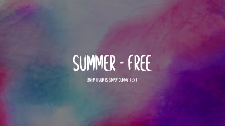 Summer - Free Font