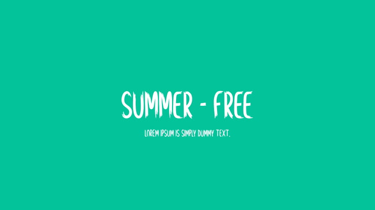 Summer - Free Font