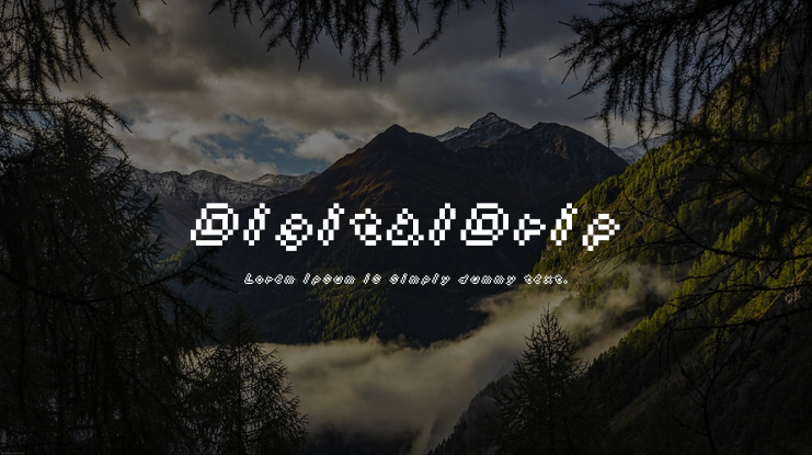 DigitalDrip Font