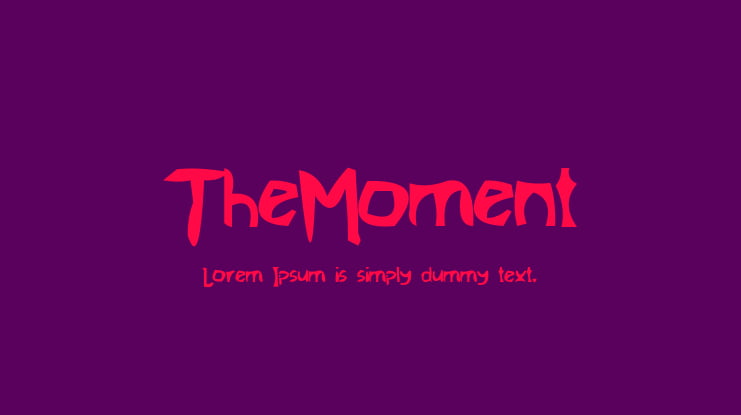 TheMoment Font