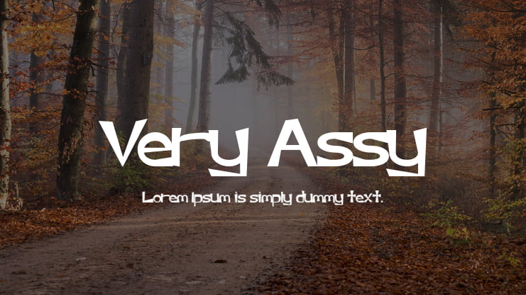 Very Assy Font