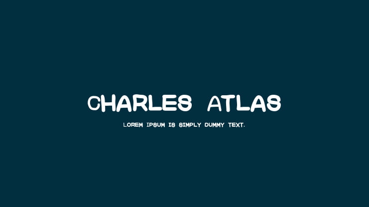 Charles Atlas Font