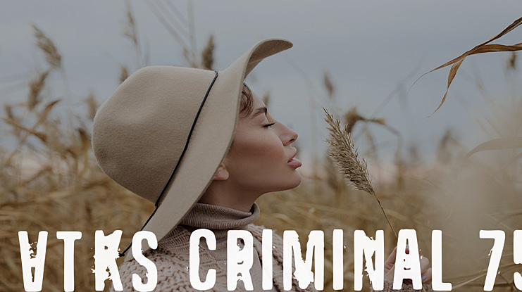 VTKS CRIMINAL 75 Font