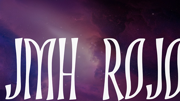 JMH ROJO Font Family