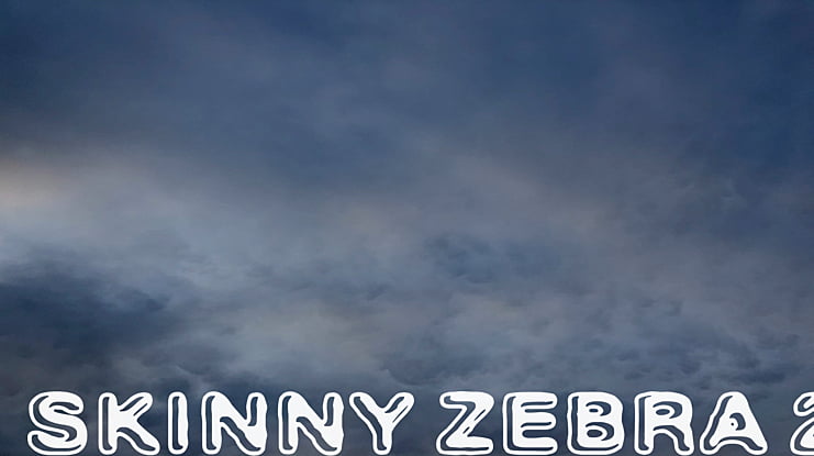 Skinny Zebra 2 Font Family