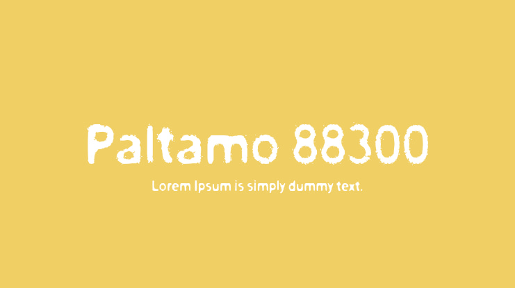Paltamo 88300 Font