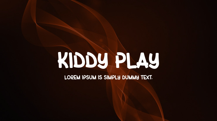 Kiddy Play Font