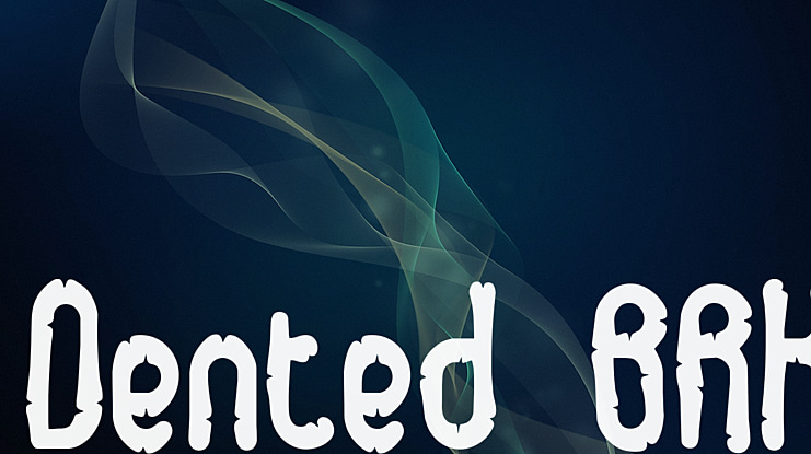 Dented BRK Font