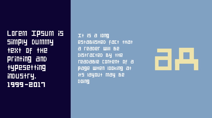 SD Another Dimension Font