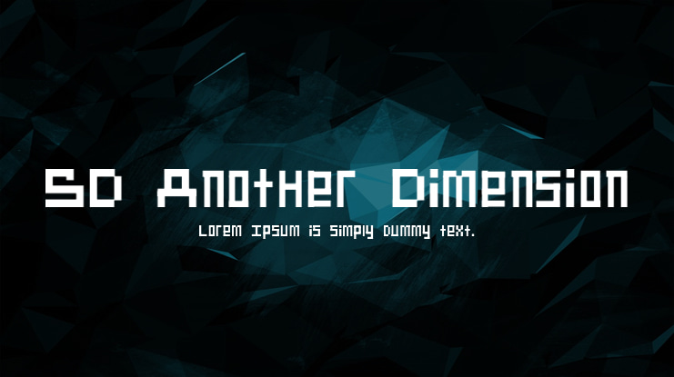 SD Another Dimension Font