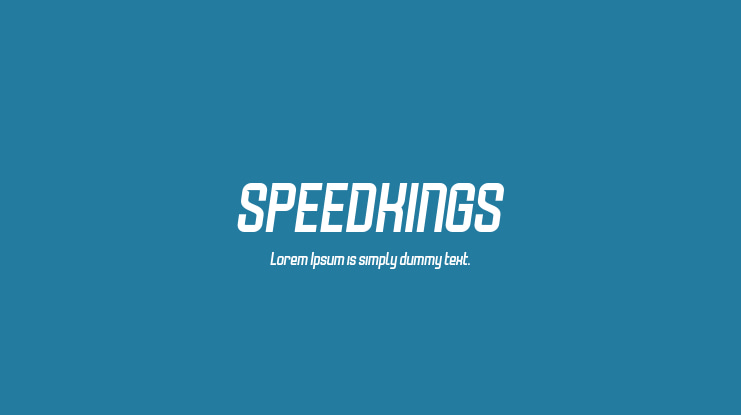SPEEDKINGS Font