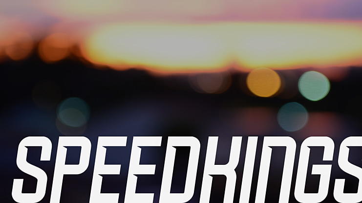 SPEEDKINGS Font
