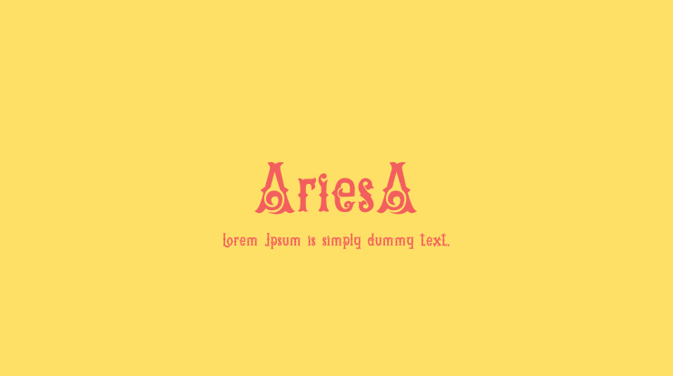 AriesA Font Family