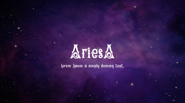 AriesA Font Family