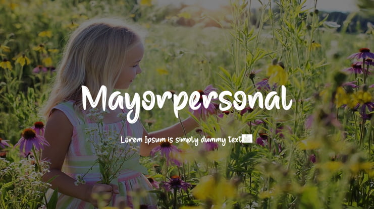 Mayorpersonal Font