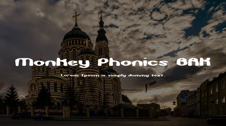 Monkey Phonics BRK Font