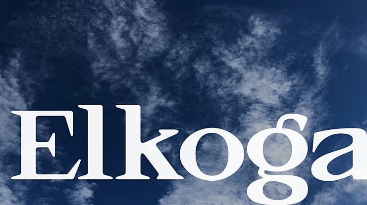 Elkoga Font Family