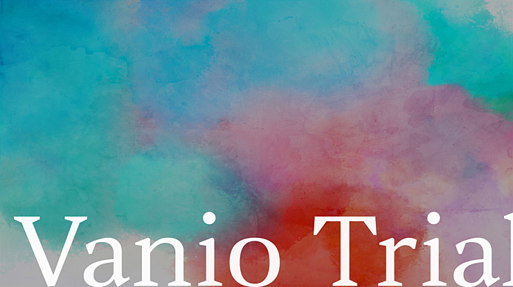 Vanio Trial Font Family
