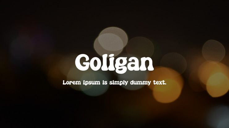 Goligan Font