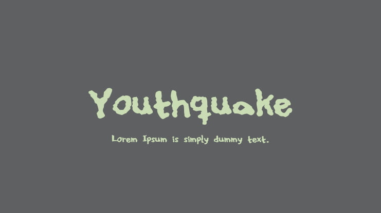 Youthquake Font