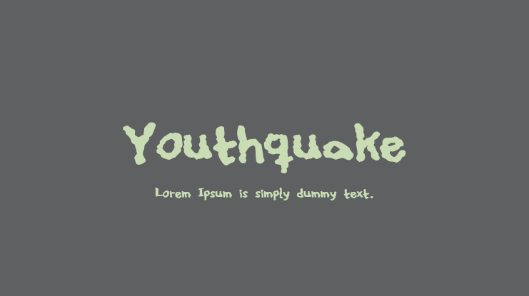 Youthquake Font