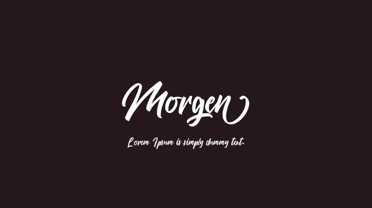 Morgen Font