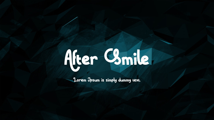 After Smile Font Family