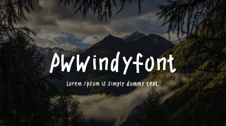PWWindyfont Font