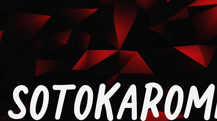 SotoKaroMi Font