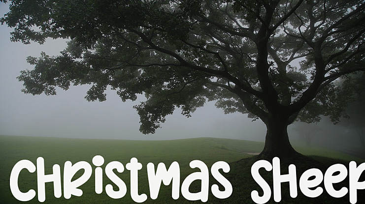 Christmas Sheep Font