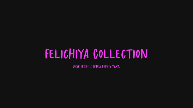 Felichiya Collection Font