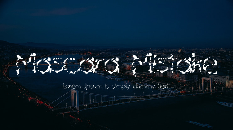 Mascara Mistake Font