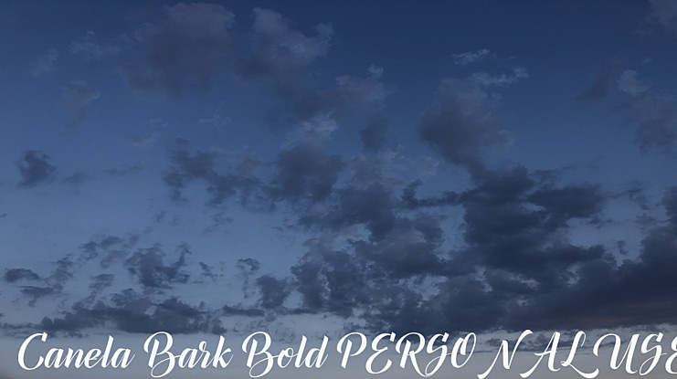 Canela Bark  PERSONAL USE Font Family