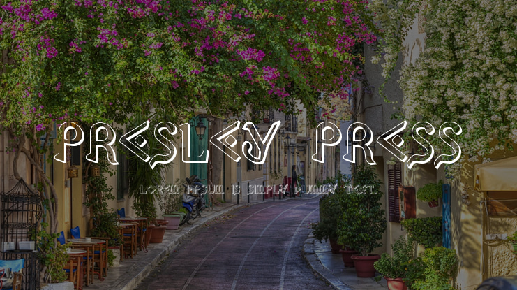 Presley Press Font Family