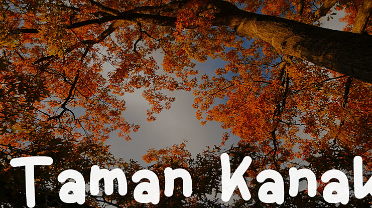 Taman Kanak Font