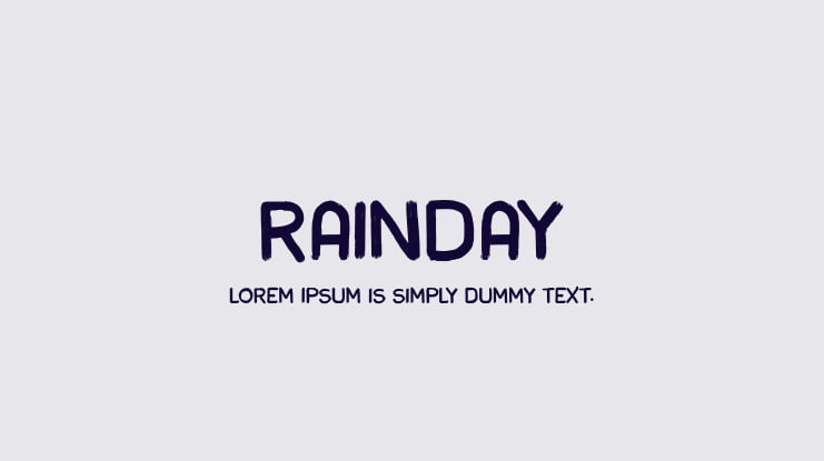 rainday Font