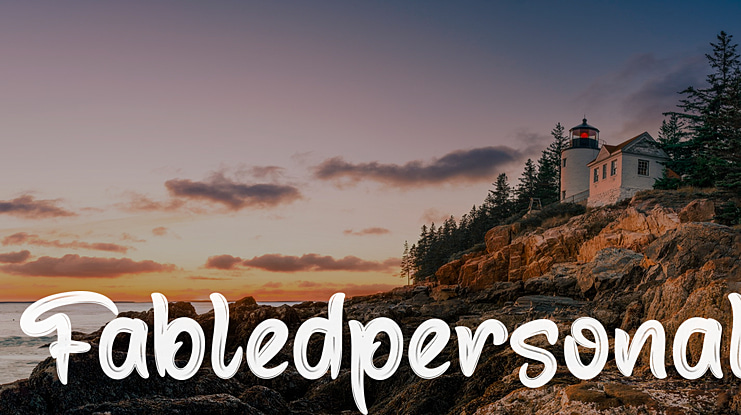 Fabledpersonal Font