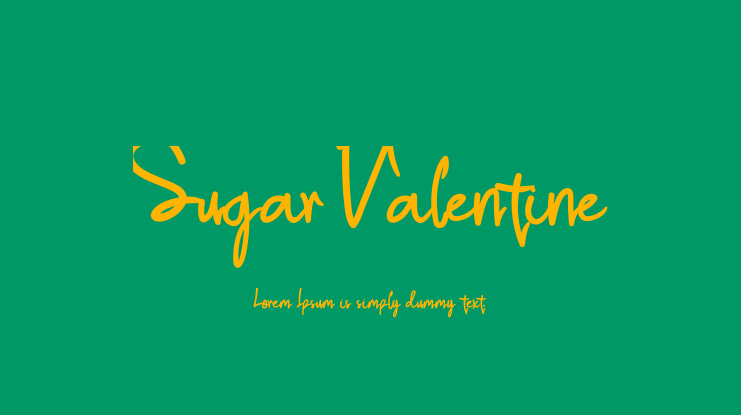 Sugar Valentine Font