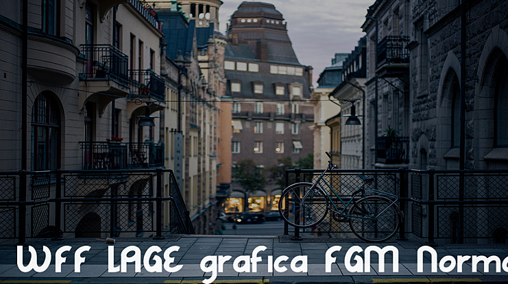 WFF Lage Grafica Font