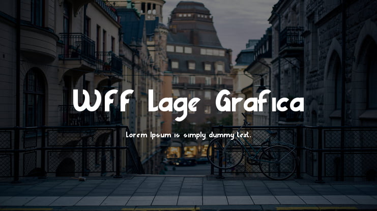 WFF Lage Grafica Font