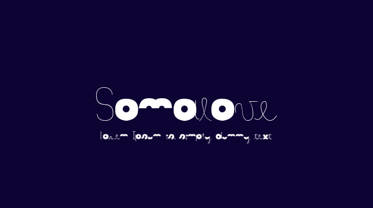 Somalove Font