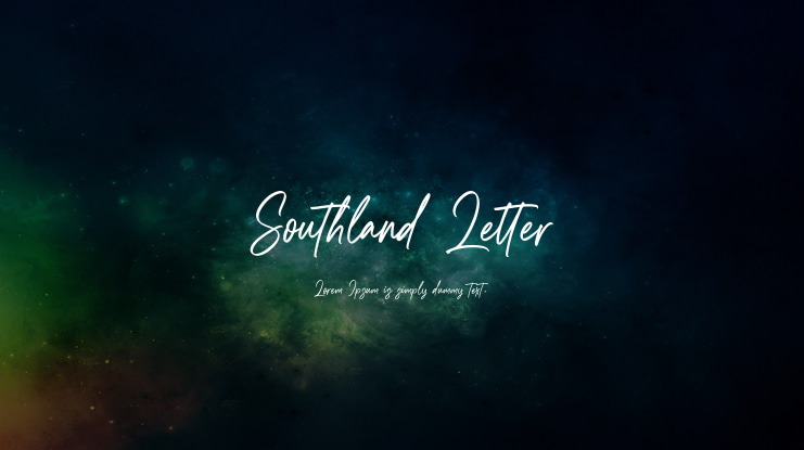 Southland Letter Font