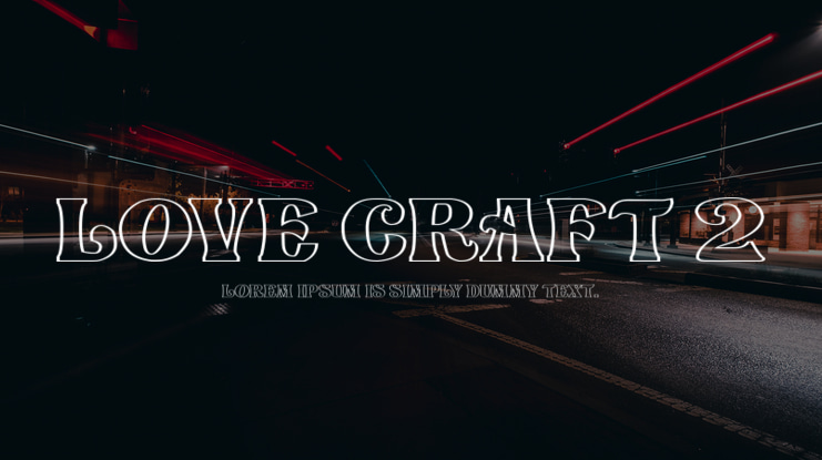 Love Craft 2 Font Family