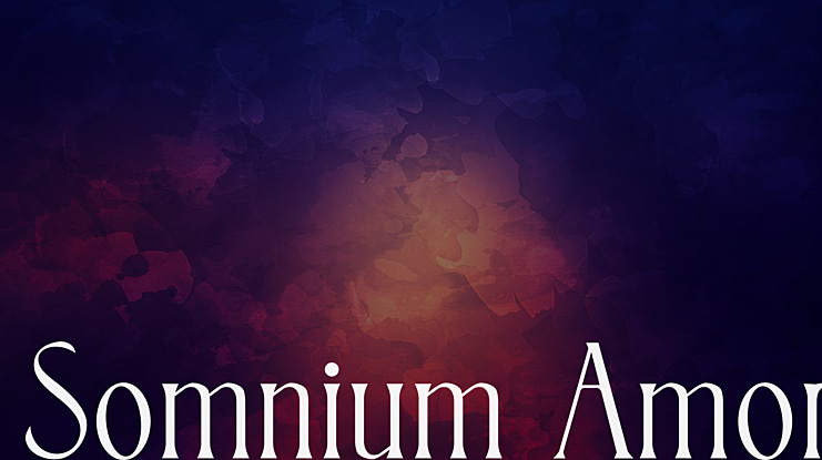 Somnium Amor Font